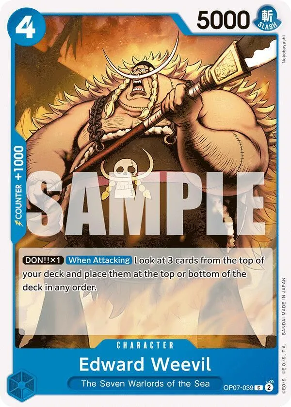 Edward Weevil — 500 Years in the Future — One Piece Card Game