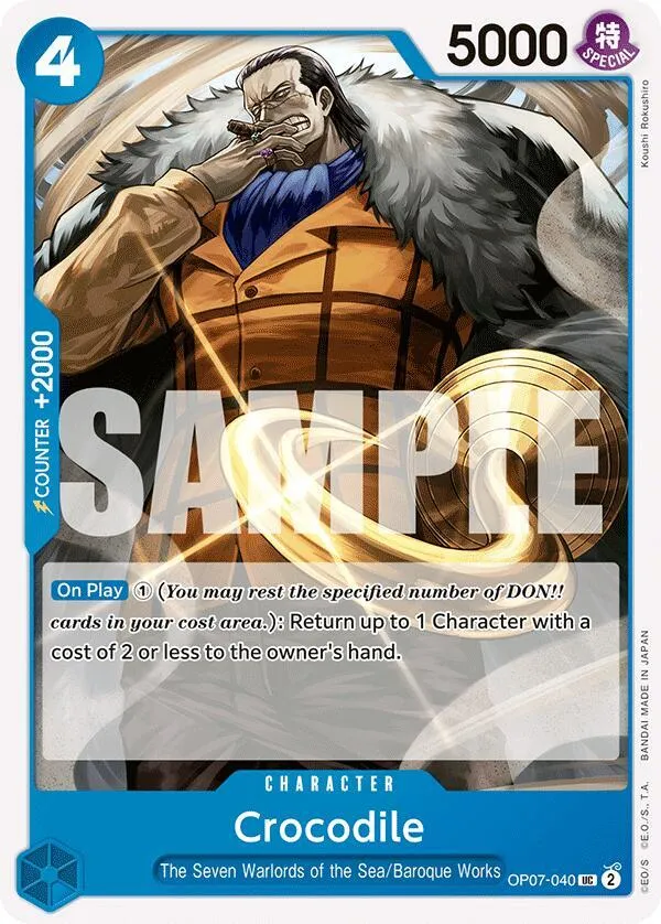 Crocodile — 500 Years in the Future — One Piece Card Game