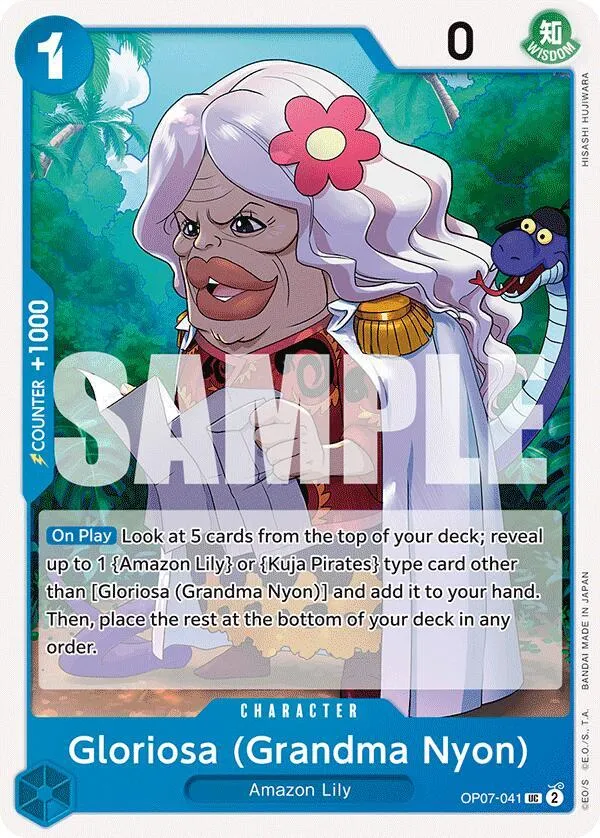 Gloriosa (Grandma Nyon) — 500 Years in the Future — One Piece Card Game