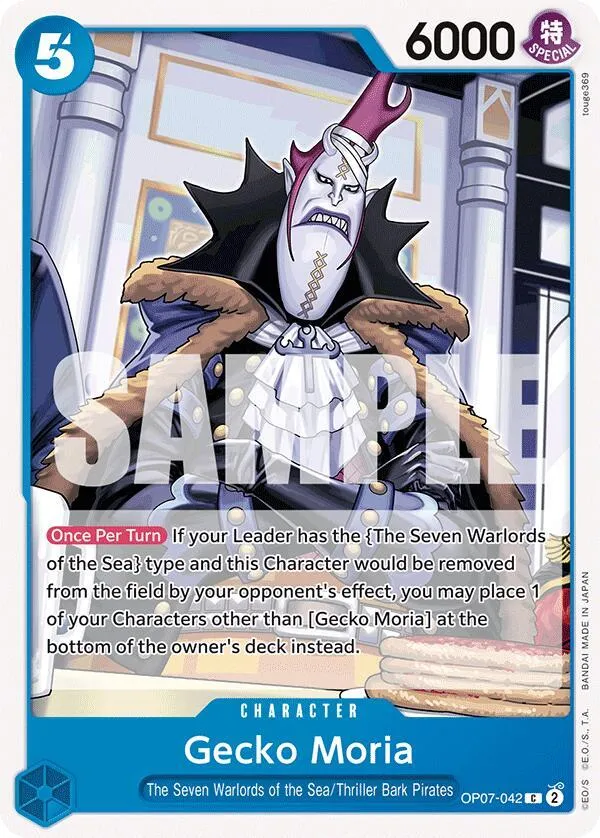 Gecko Moria (042) — 500 Years in the Future — One Piece Card Game
