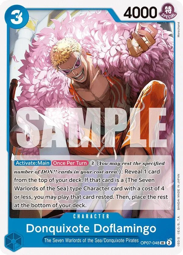 Donquixote Doflamingo from 500 Years in the Future - One Piece Card Game