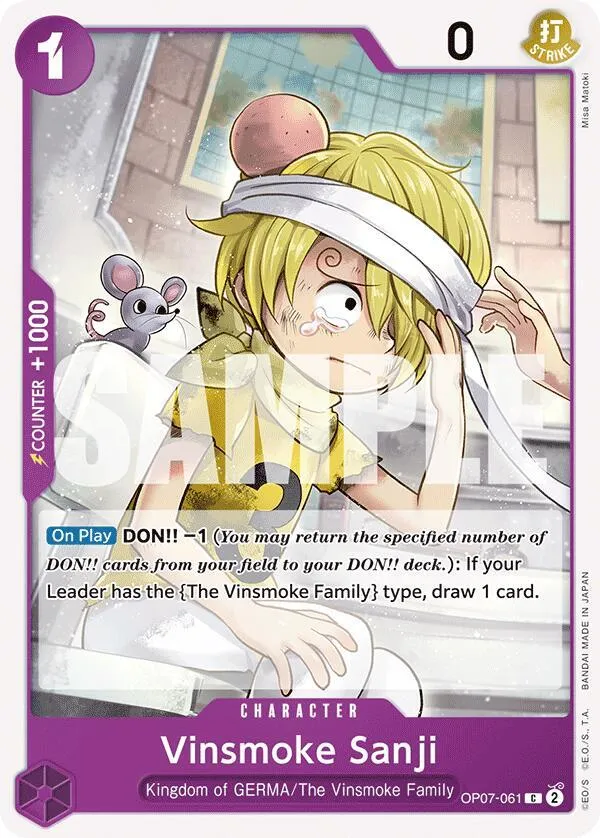Vinsmoke Sanji — 500 Years in the Future — One Piece Card Game