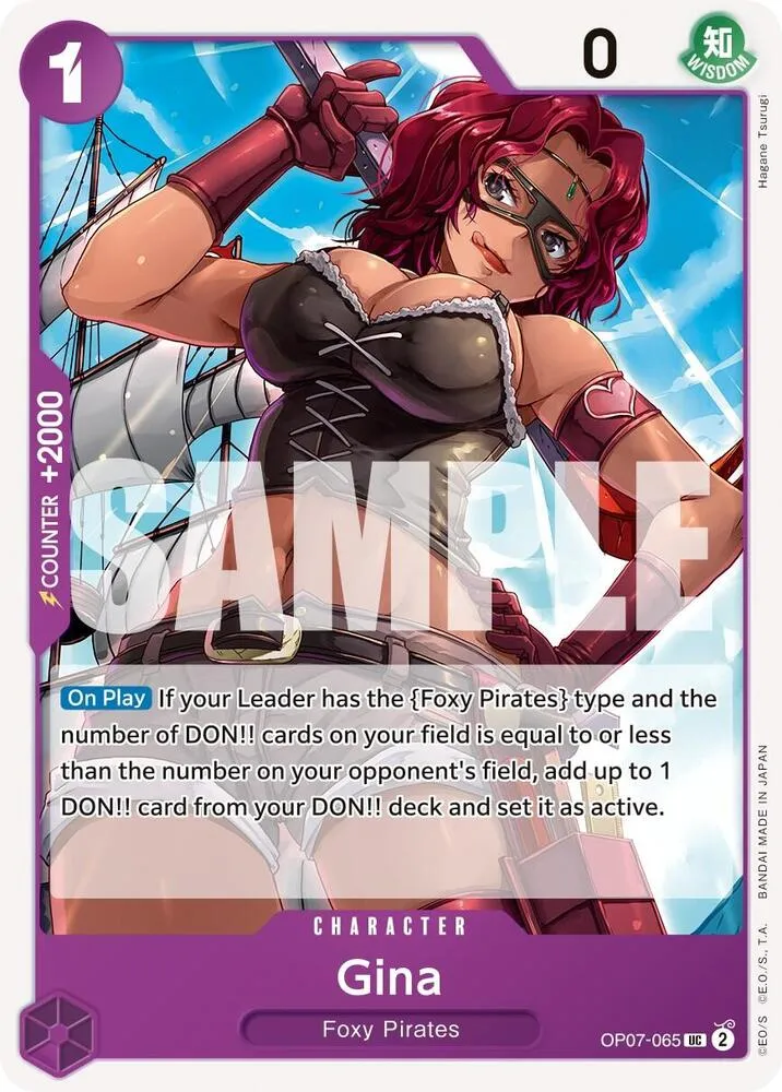 Gina — 500 Years in the Future — One Piece Card Game