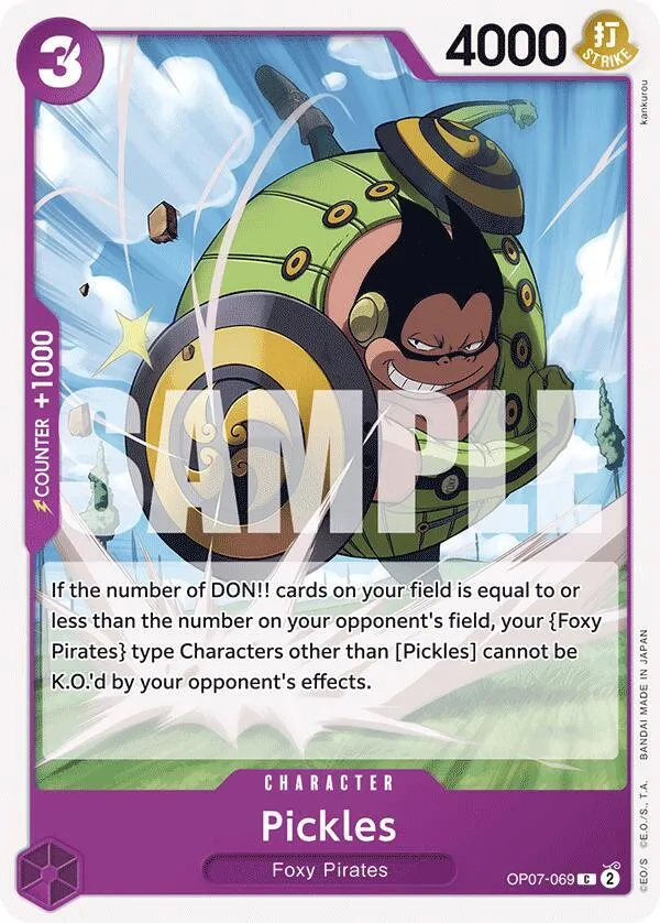 Pickles — 500 Years in the Future — One Piece Card Game
