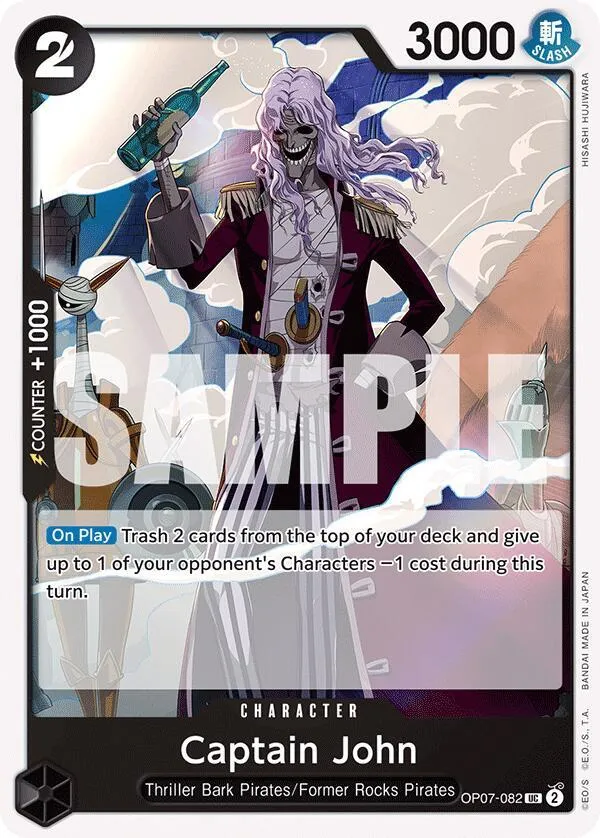 Captain John — 500 Years in the Future — One Piece Card Game