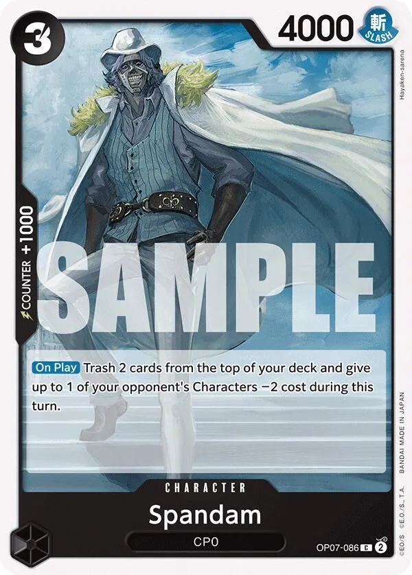 Spandam — 500 Years in the Future — One Piece Card Game