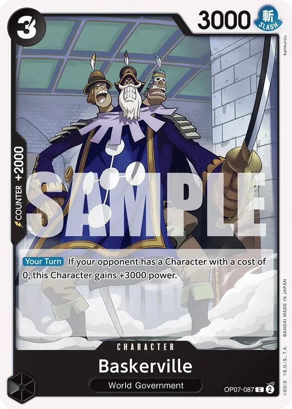 Baskerville — 500 Years in the Future — One Piece Card Game