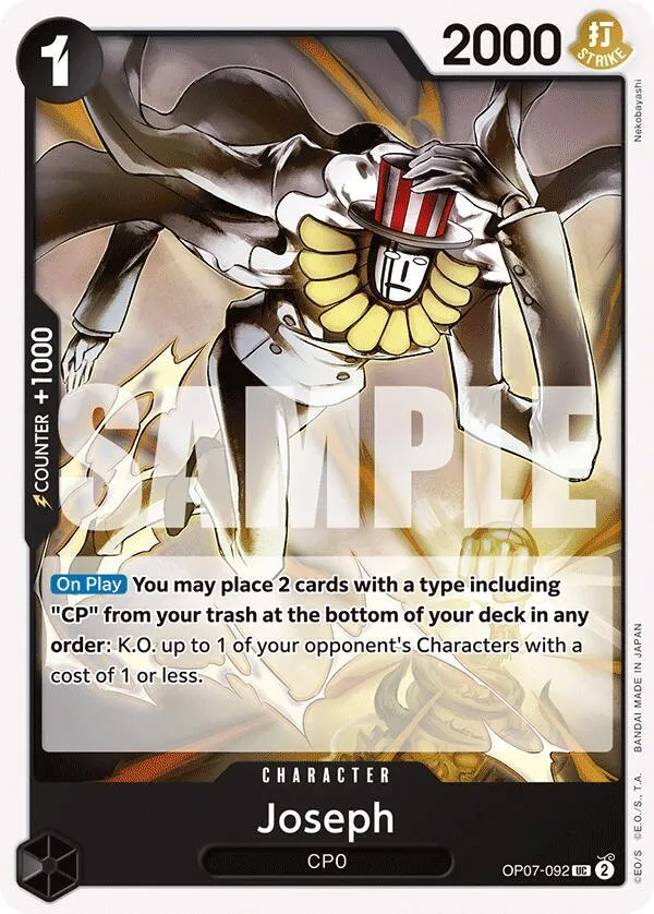 Joseph — 500 Years in the Future — One Piece Card Game