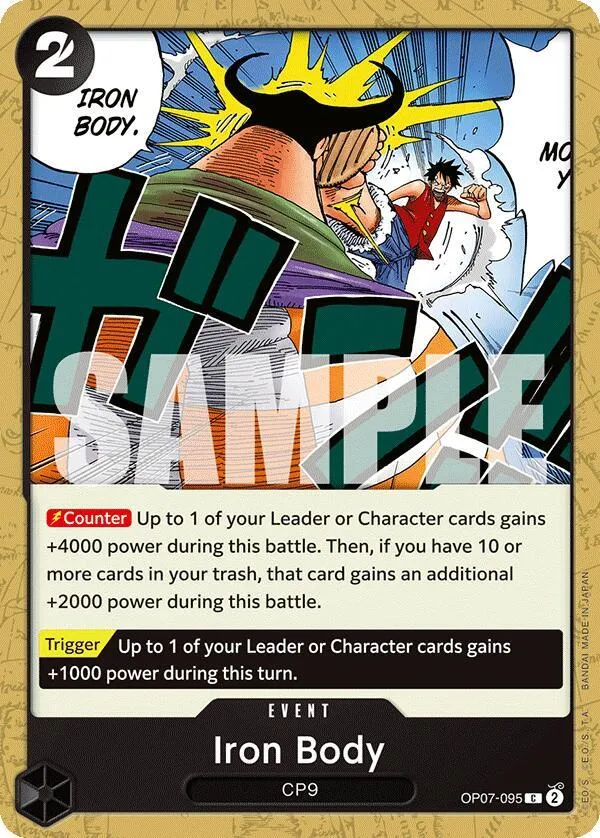 Iron Body — 500 Years in the Future — One Piece Card Game