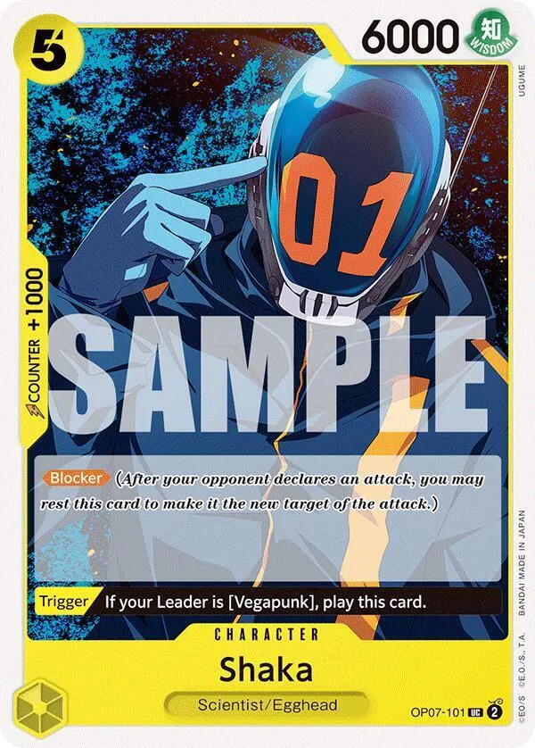 Shaka — 500 Years in the Future — One Piece Card Game