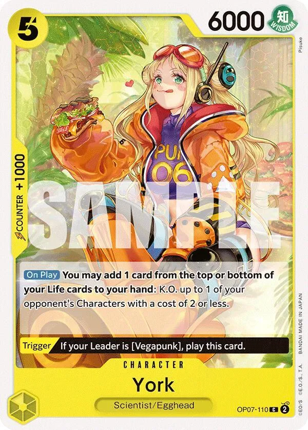 York — 500 Years in the Future — One Piece Card Game
