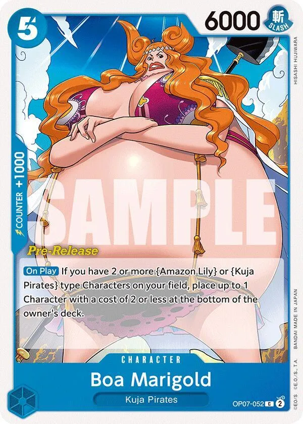 Boa Marigold — 500 Years in the Future Pre-Release Cards — One Piece Card Game