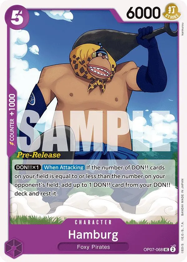 Hamburg from 500 Years in the Future Pre-Release Cards - One Piece Card Game