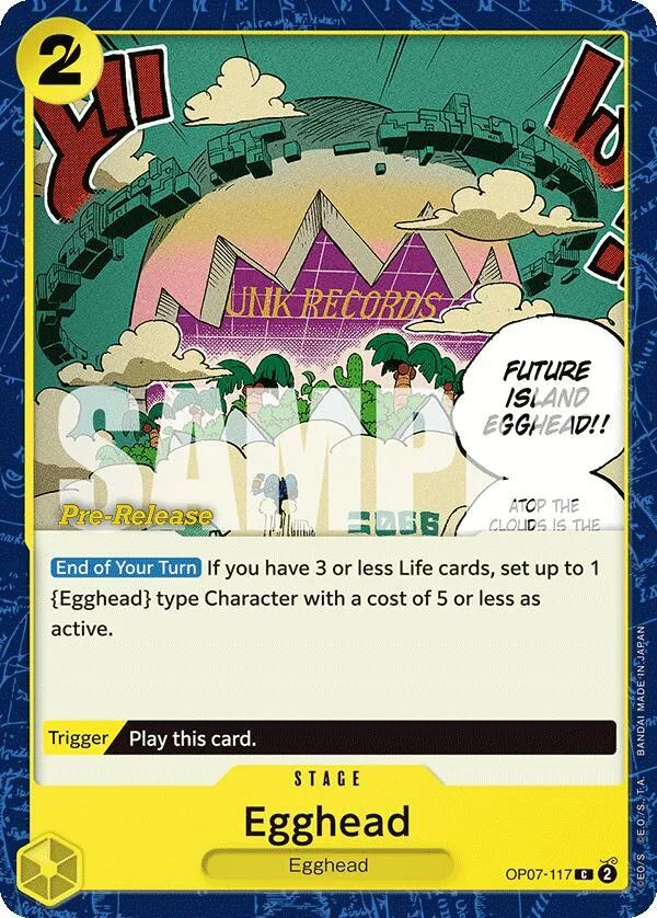 Egghead — 500 Years in the Future Pre-Release Cards — One Piece Card Game