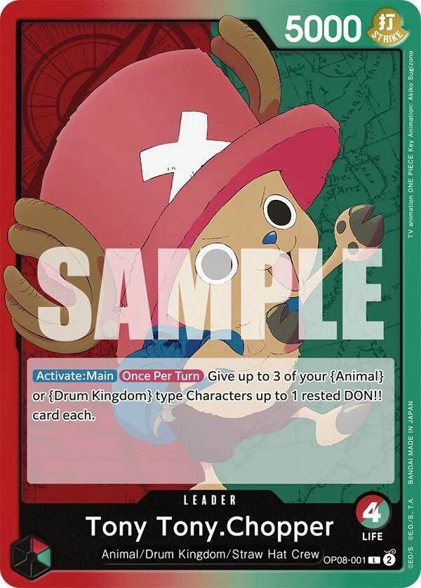 Tony Tony.Chopper (001) — Two Legends — One Piece Card Game
