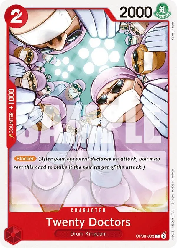 Twenty Doctors — Two Legends — One Piece Card Game