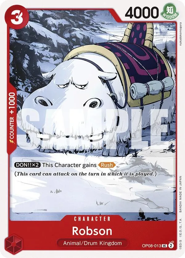 Robson — Two Legends — One Piece Card Game