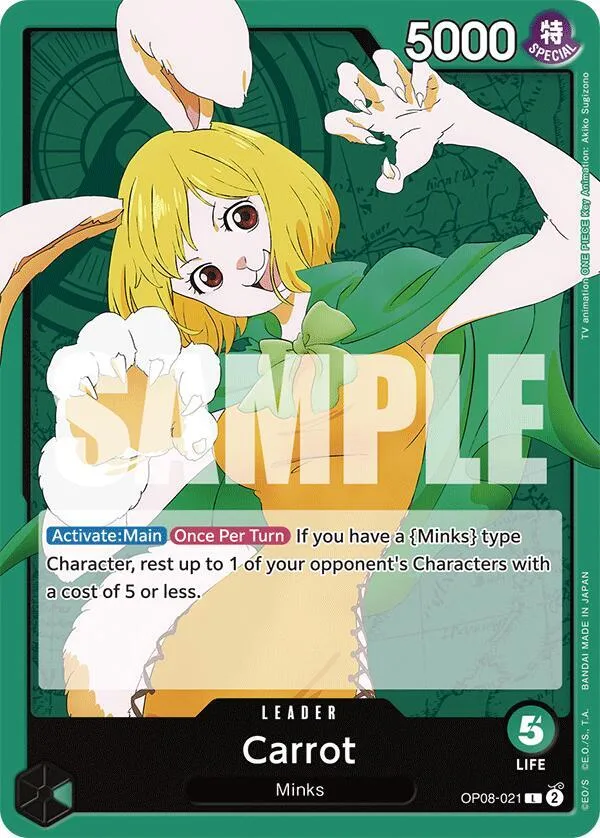Carrot (021) — Two Legends — One Piece Card Game