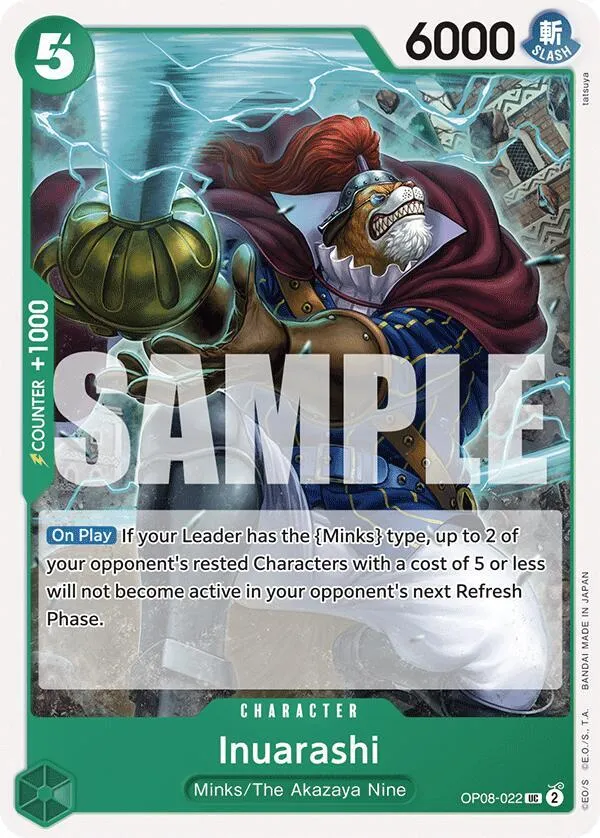 Inuarashi — Two Legends — One Piece Card Game