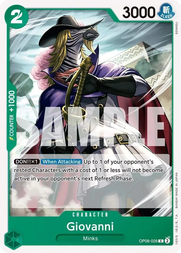 Giovanni — Two Legends — One Piece Card Game