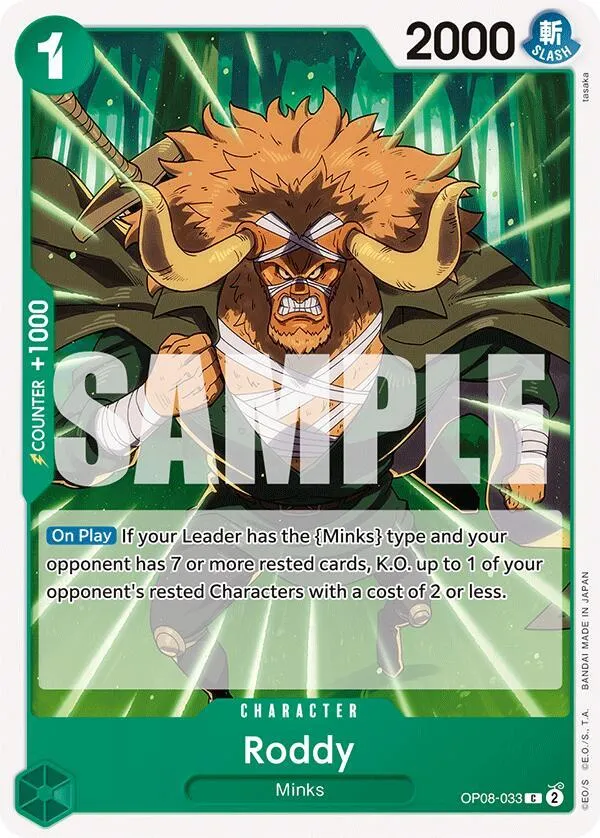 Roddy — Two Legends — One Piece Card Game