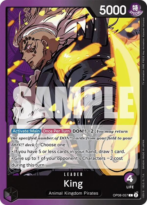 King (057) — Two Legends — One Piece Card Game