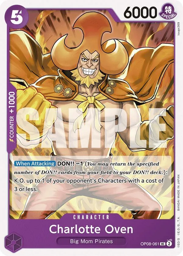 Charlotte Oven — Two Legends — One Piece Card Game