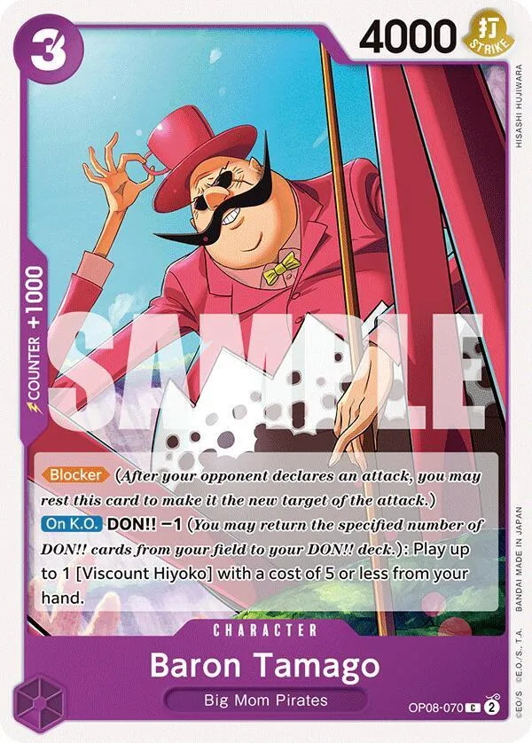 Baron Tamago — Two Legends — One Piece Card Game
