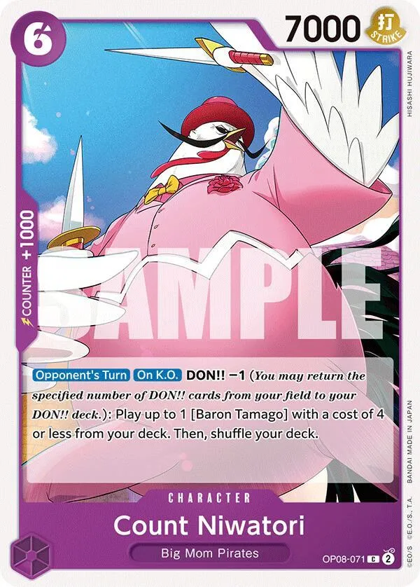 Count Niwatori — Two Legends — One Piece Card Game