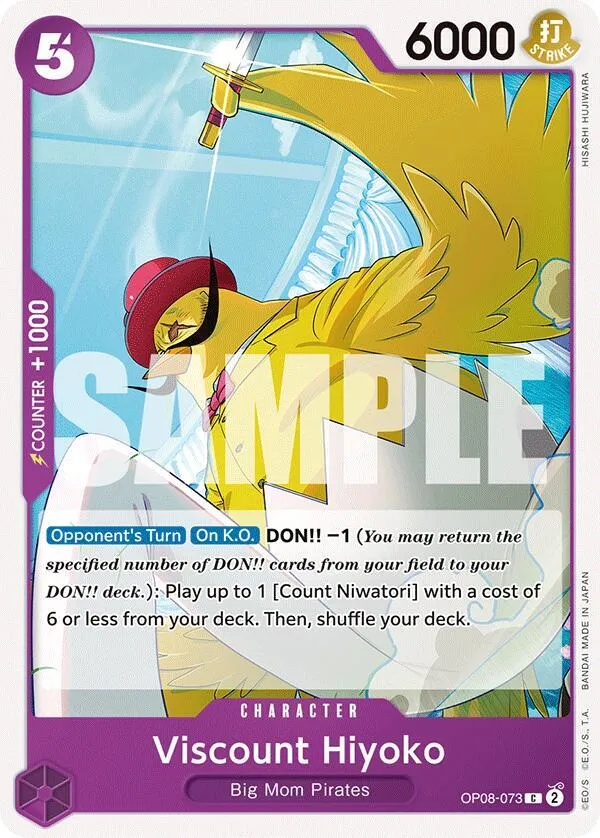 Viscount Hiyoko — Two Legends — One Piece Card Game