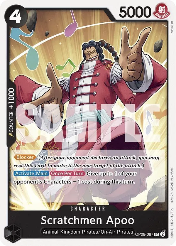 Scratchmen Apoo from Two Legends - One Piece Card Game