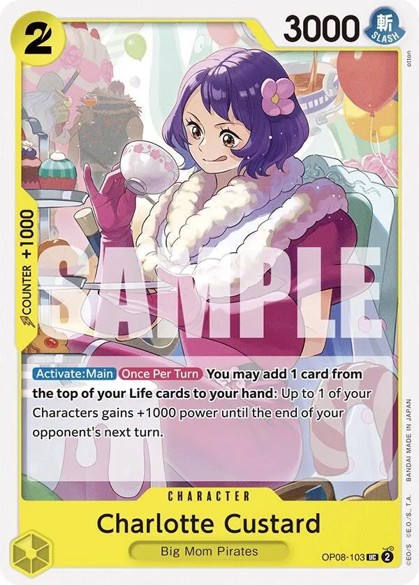 Charlotte Custard — Two Legends — One Piece Card Game