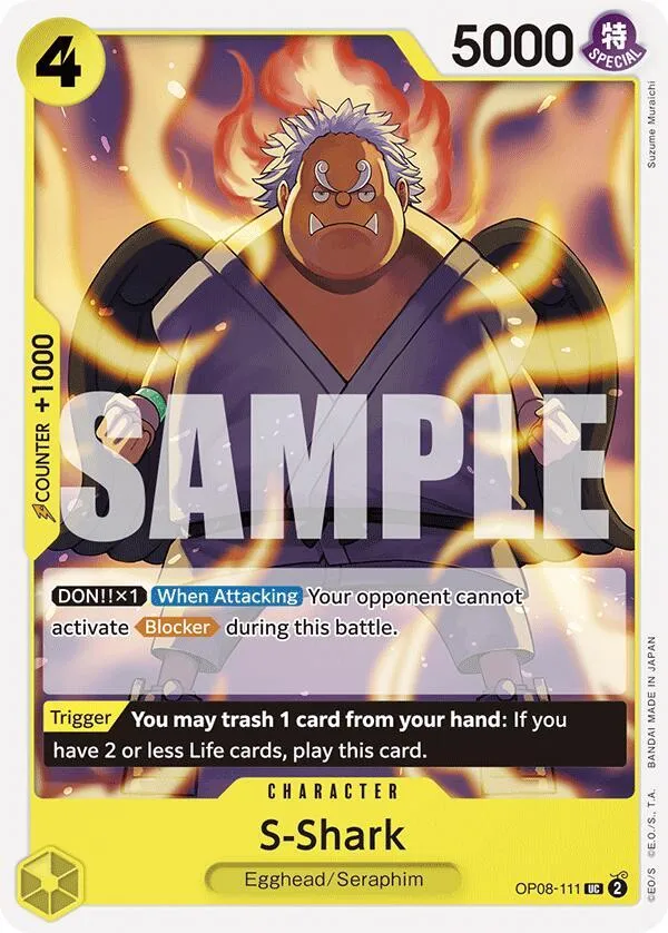 S-Shark — Two Legends — One Piece Card Game