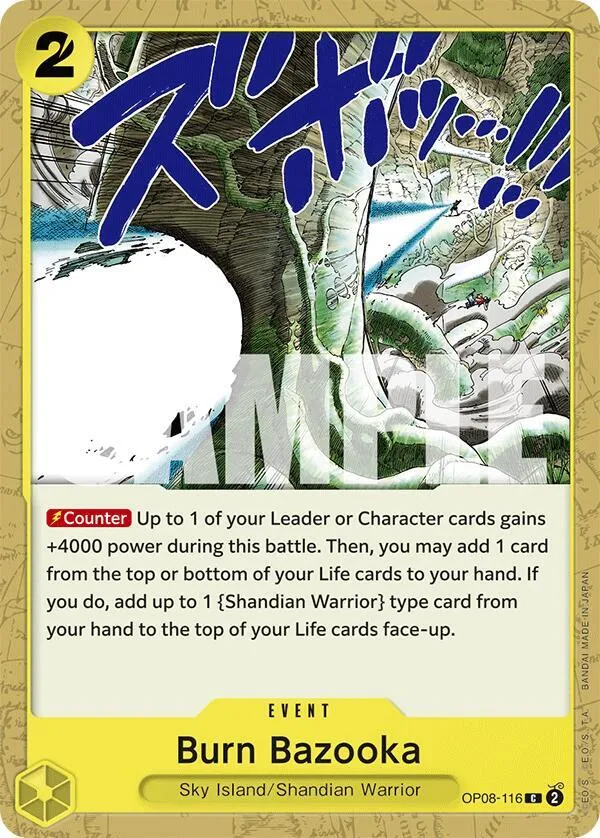 Burn Bazooka — Two Legends — One Piece Card Game