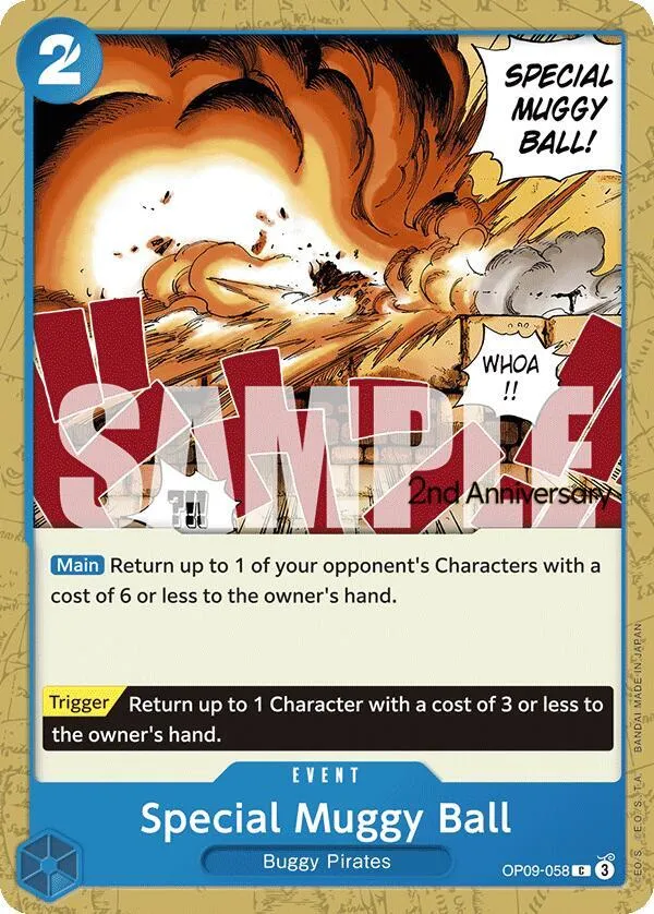Special Muggy Ball — Emperors in the New World: 2nd Anniversary Tournament Cards — One Piece Card Game