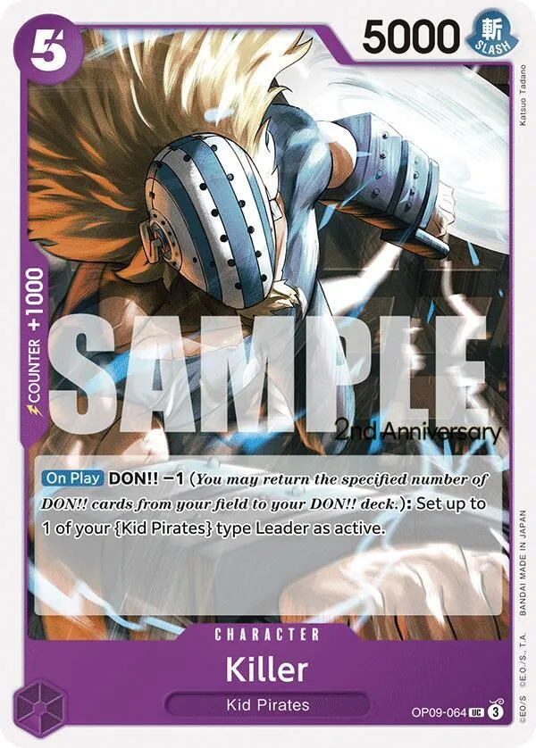 Killer — Emperors in the New World: 2nd Anniversary Tournament Cards — One Piece Card Game