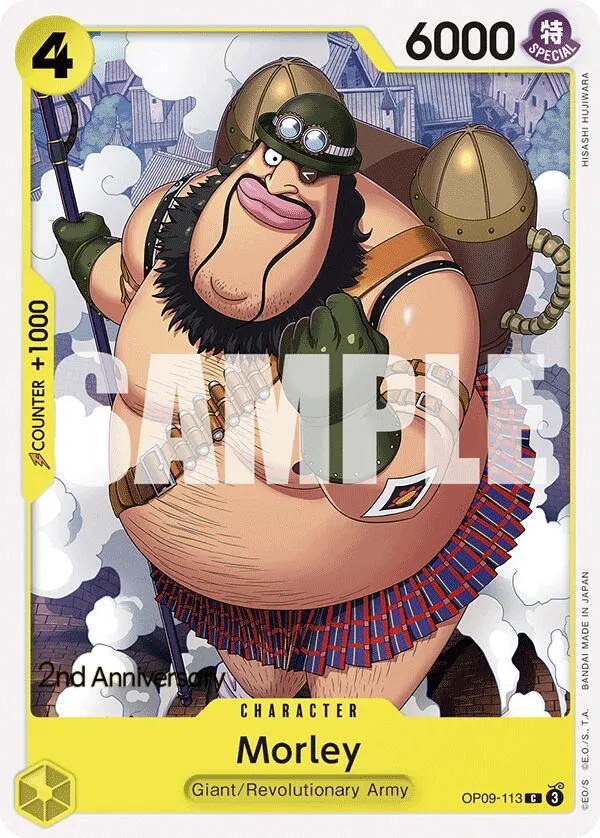 Morley — Emperors in the New World: 2nd Anniversary Tournament Cards — One Piece Card Game