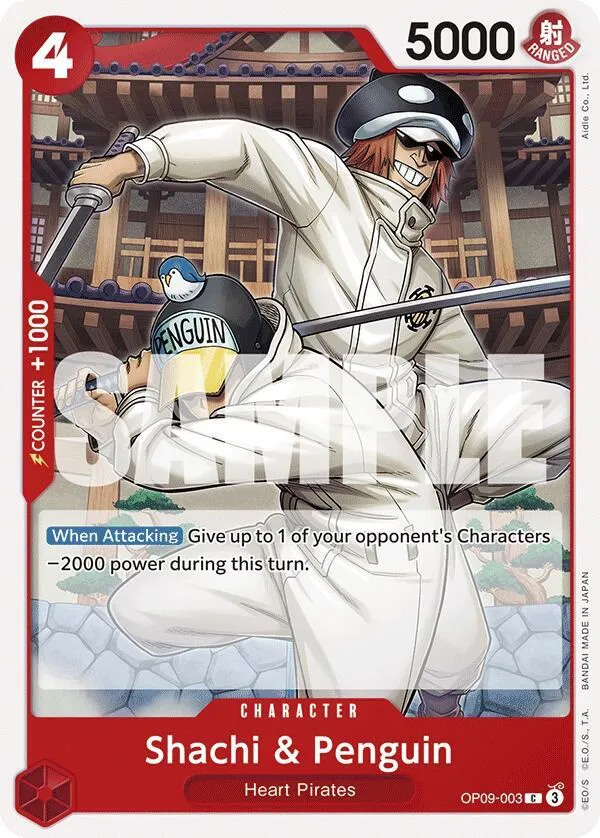 Shachi & Penguin — Emperors in the New World — One Piece Card Game