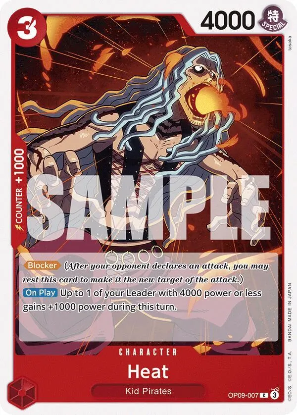 Heat — Emperors in the New World — One Piece Card Game