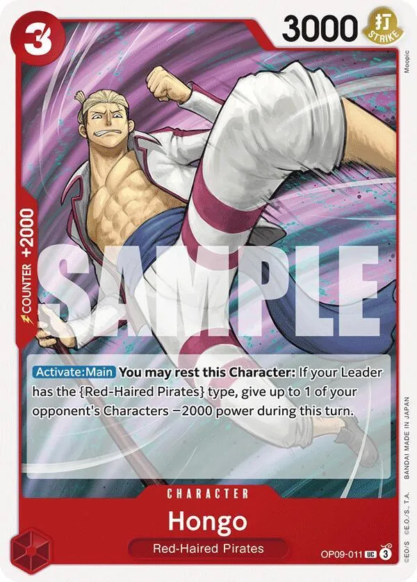 Hongo — Emperors in the New World — One Piece Card Game