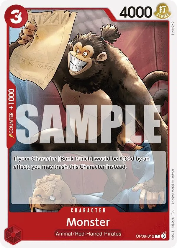 Monster — Emperors in the New World — One Piece Card Game