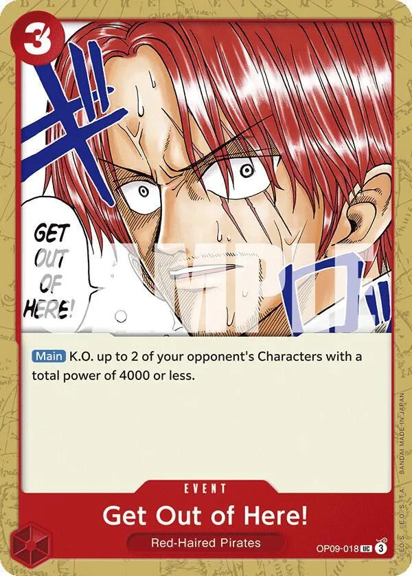 Get Out of Here! — Emperors in the New World — One Piece Card Game