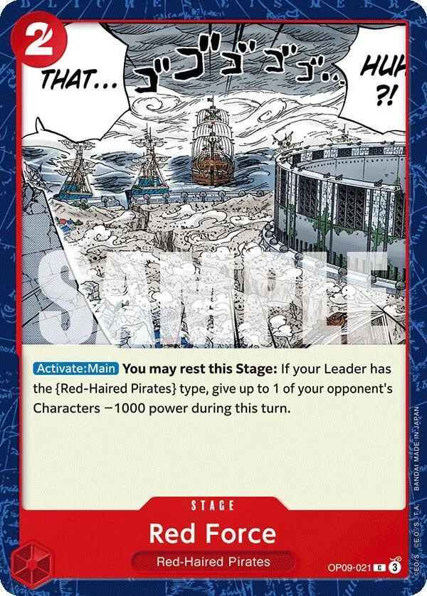 Red Force — Emperors in the New World — One Piece Card Game