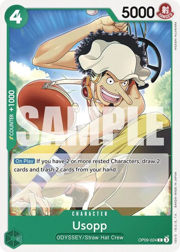 Usopp (024) — Emperors in the New World — One Piece Card Game