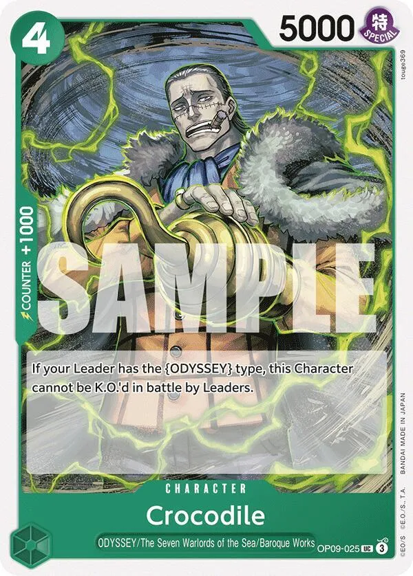 Crocodile (025) — Emperors in the New World — One Piece Card Game
