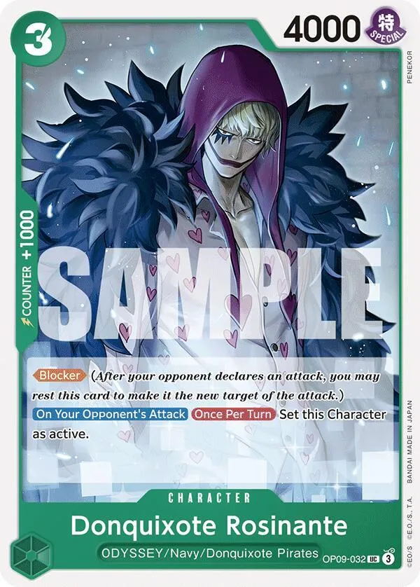 Donquixote Rosinante (032) — Emperors in the New World — One Piece Card Game