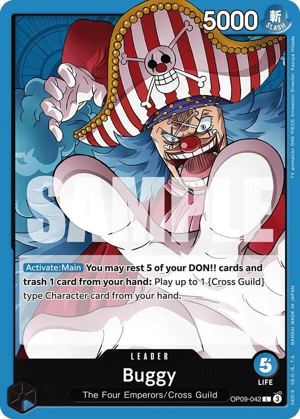 Buggy (042) — Emperors in the New World — One Piece Card Game
