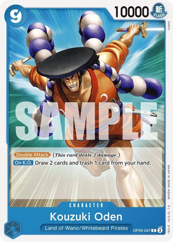 Kouzuki Oden — Emperors in the New World — One Piece Card Game
