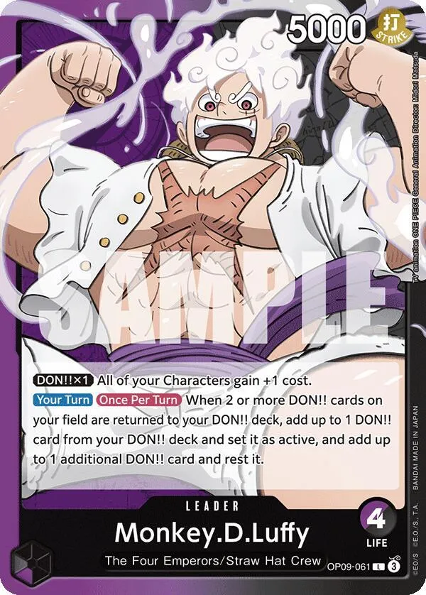 Monkey.D.Luffy (061) — Emperors in the New World — One Piece Card Game