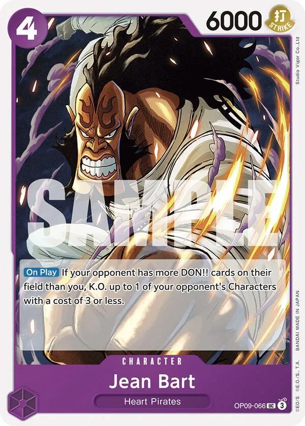 Jean Bart — Emperors in the New World — One Piece Card Game